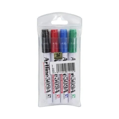 Artline Whiteboard Marker 509A 4Colors 4Pcs