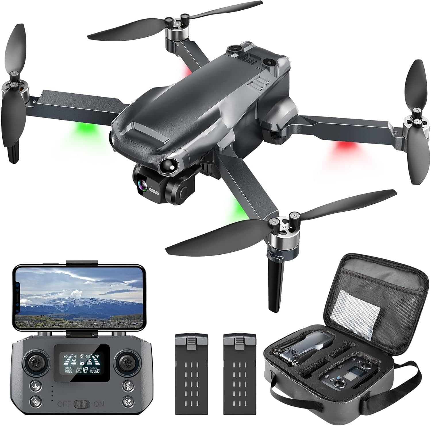 Syma Revolt Drone With 4K Camera Rc Quadcopter Set