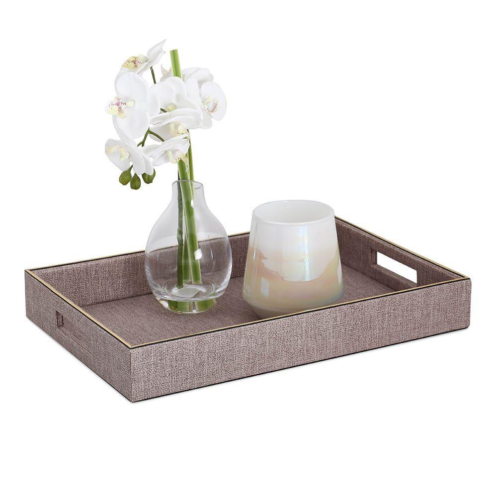 Luela Decor Tray, Brown - 46X5.5 Cm