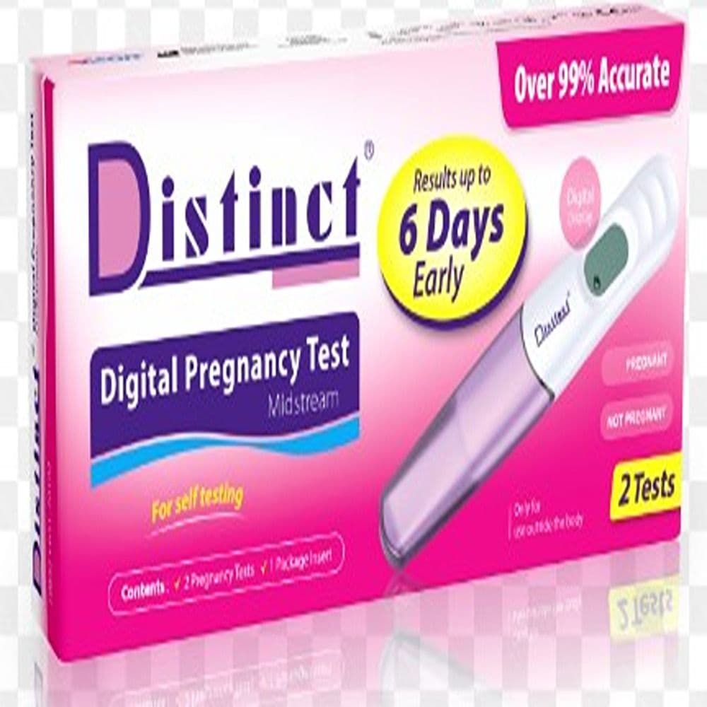 Distinct Early Detection Pregnancy Test Midstream 2 Test