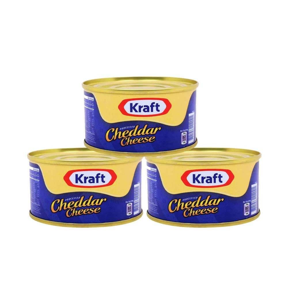 Kraft Cheddar Cheese Cans 100Gx3 Sp