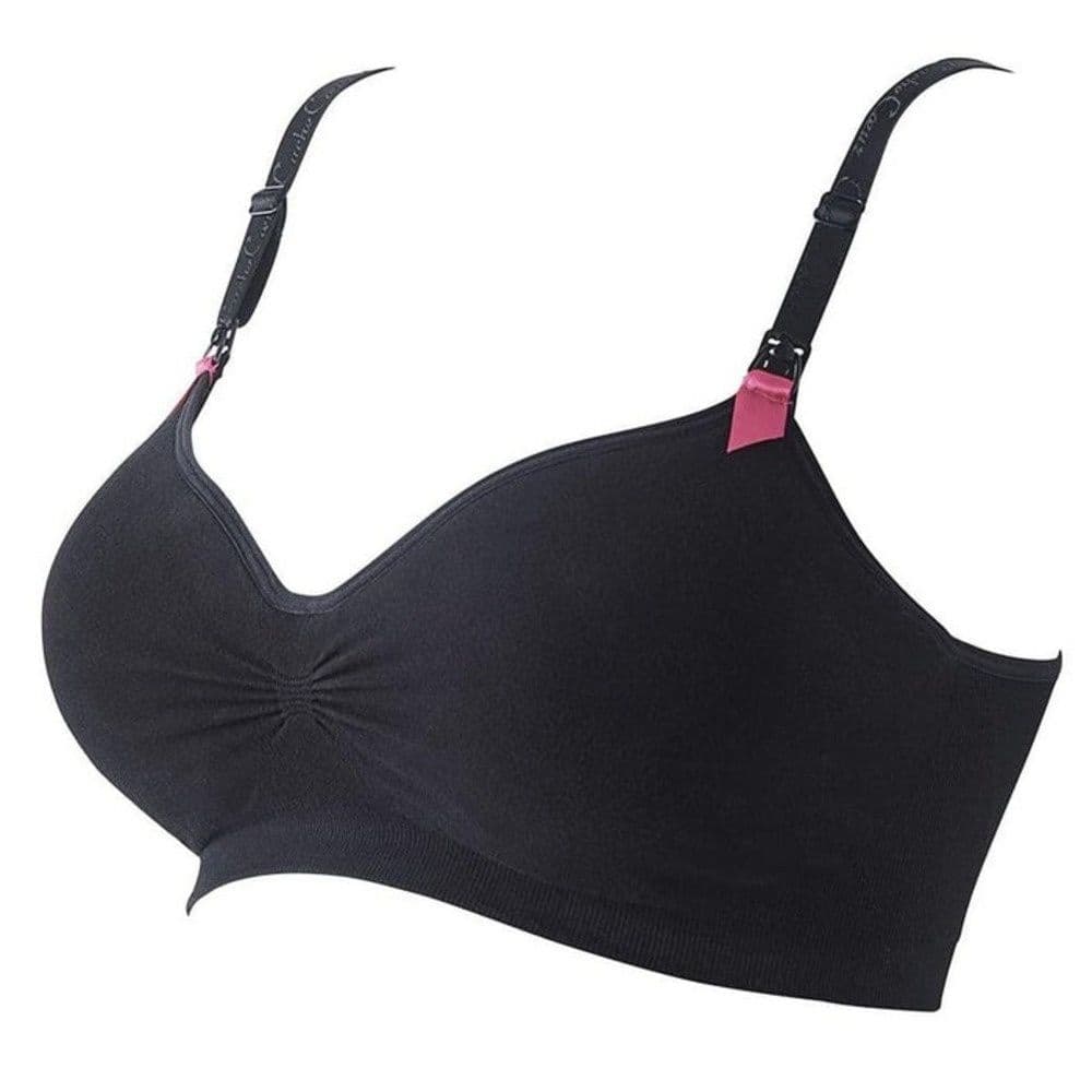 Curve Seamless Nursing Bra (Black) - Xxl