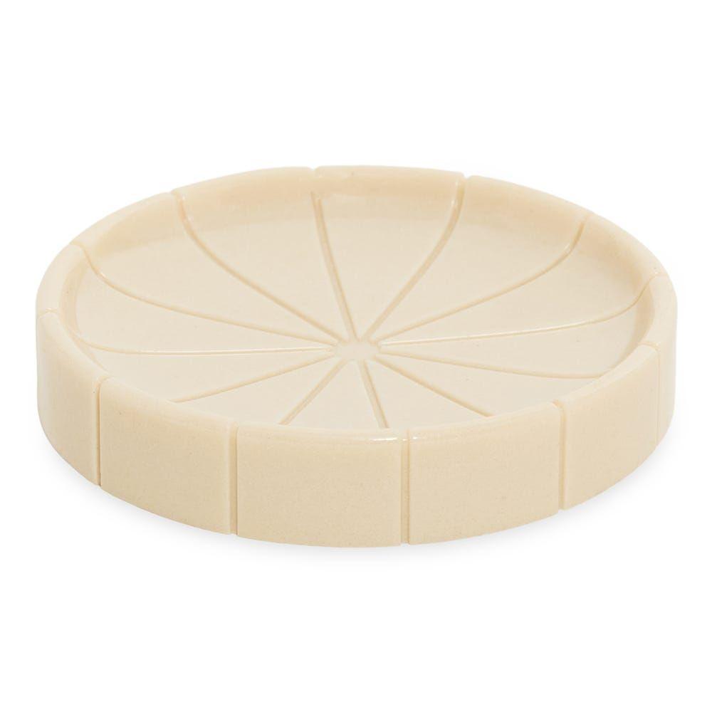 Marcy Soap Dish, Beige - 10 Cm