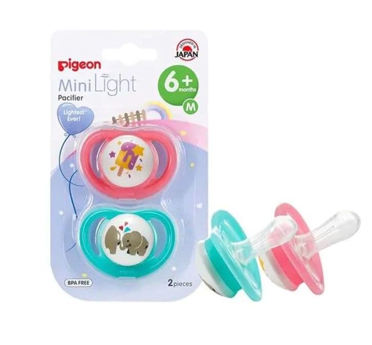 Pigeon Mini Light Pacifier Medium 6m+ Ice cream & Elephant 2's