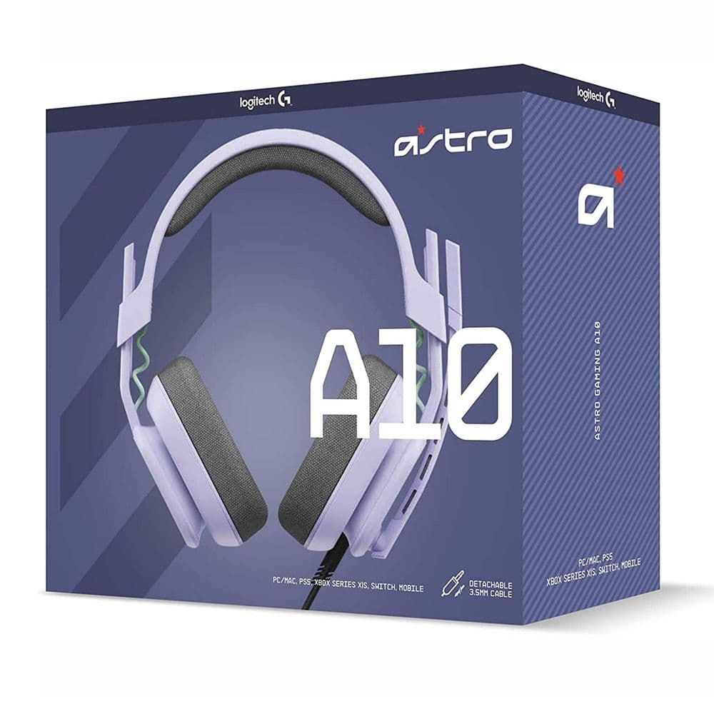 Astro A10 Gen 2 Gaming Wired Headset Purple Color
