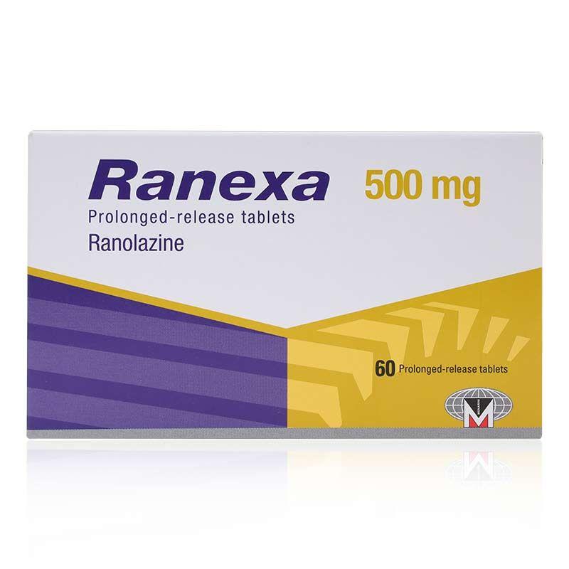 Ranexa 500Mg Tablets 60'S