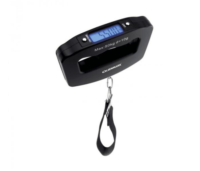 Olsenmark Omls2358 Digital Luggase Scale - Black