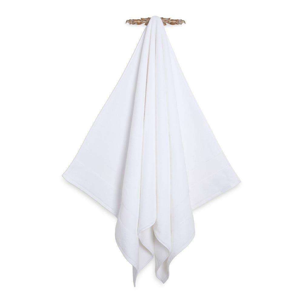 Classic Turkish Luxury Towel, White - 102X178 Cm