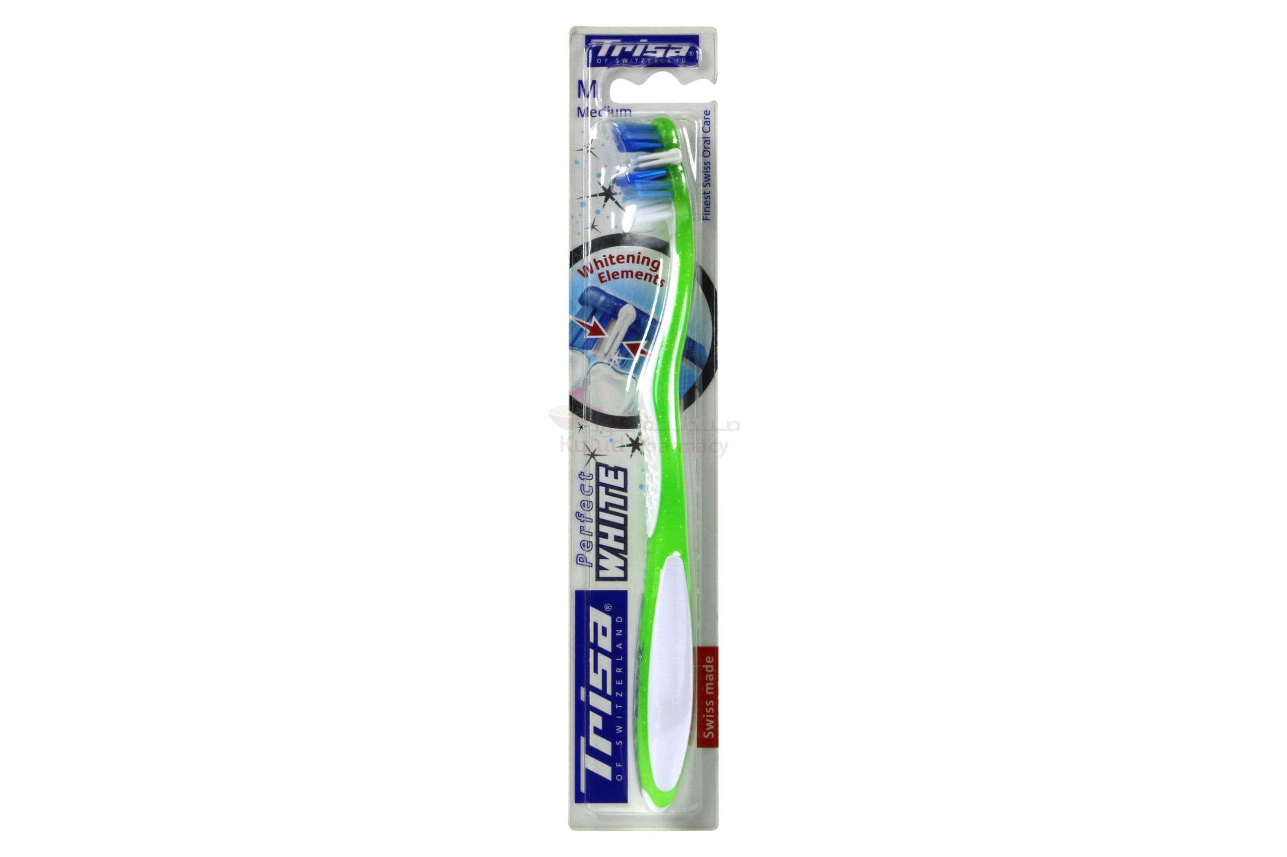 Trisa Perfect White Medium Toothbrush  1 PC