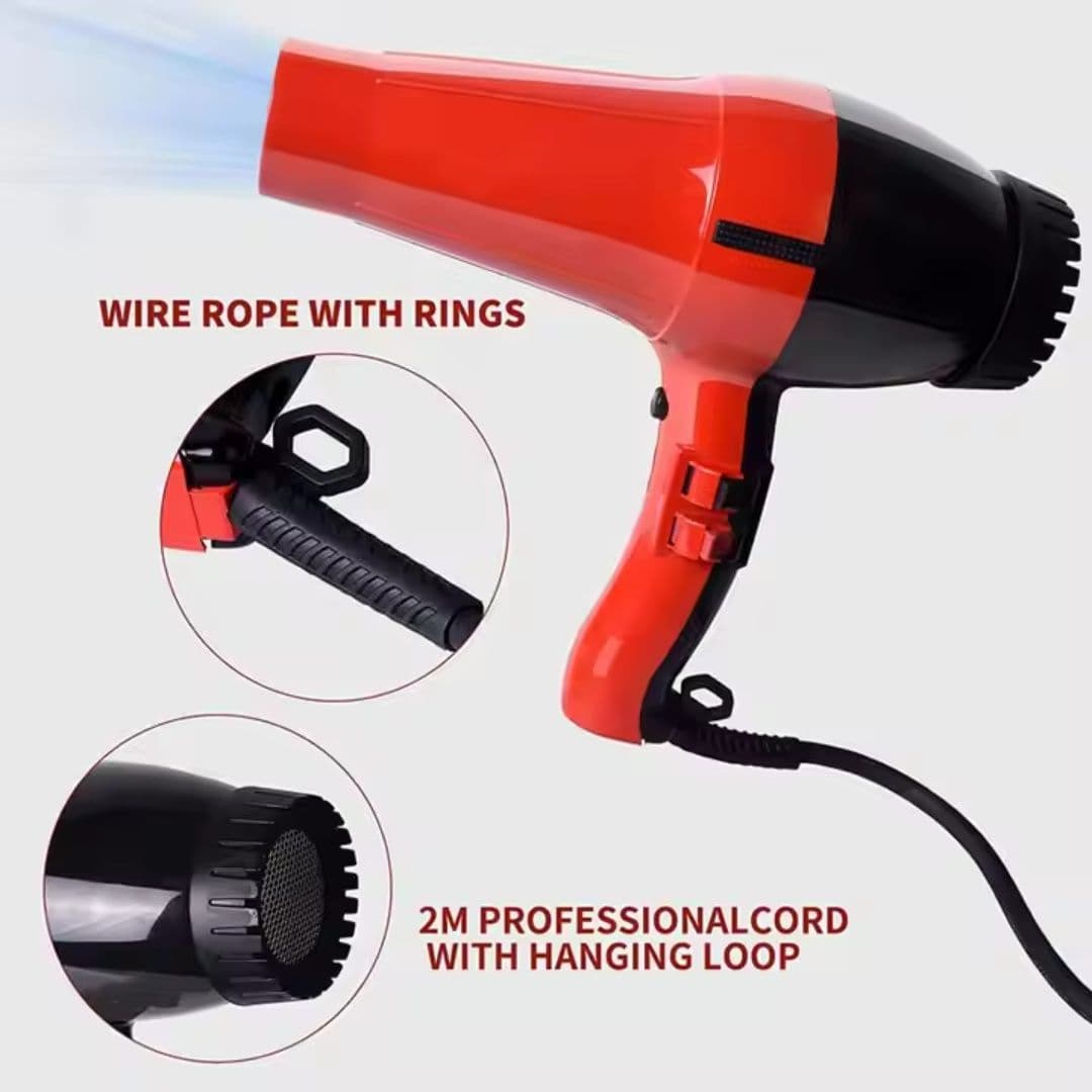 Hoopoe Hair Dryer Red