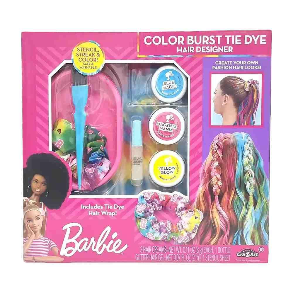 Barbie Color Burst Tie-Dye Hair Designer Set