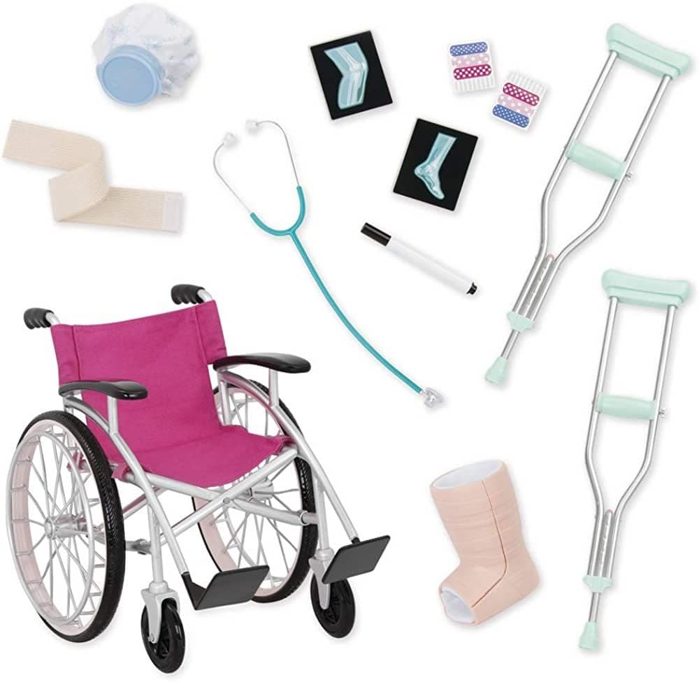 Our Generation Doll Medical Set With Wheelchair