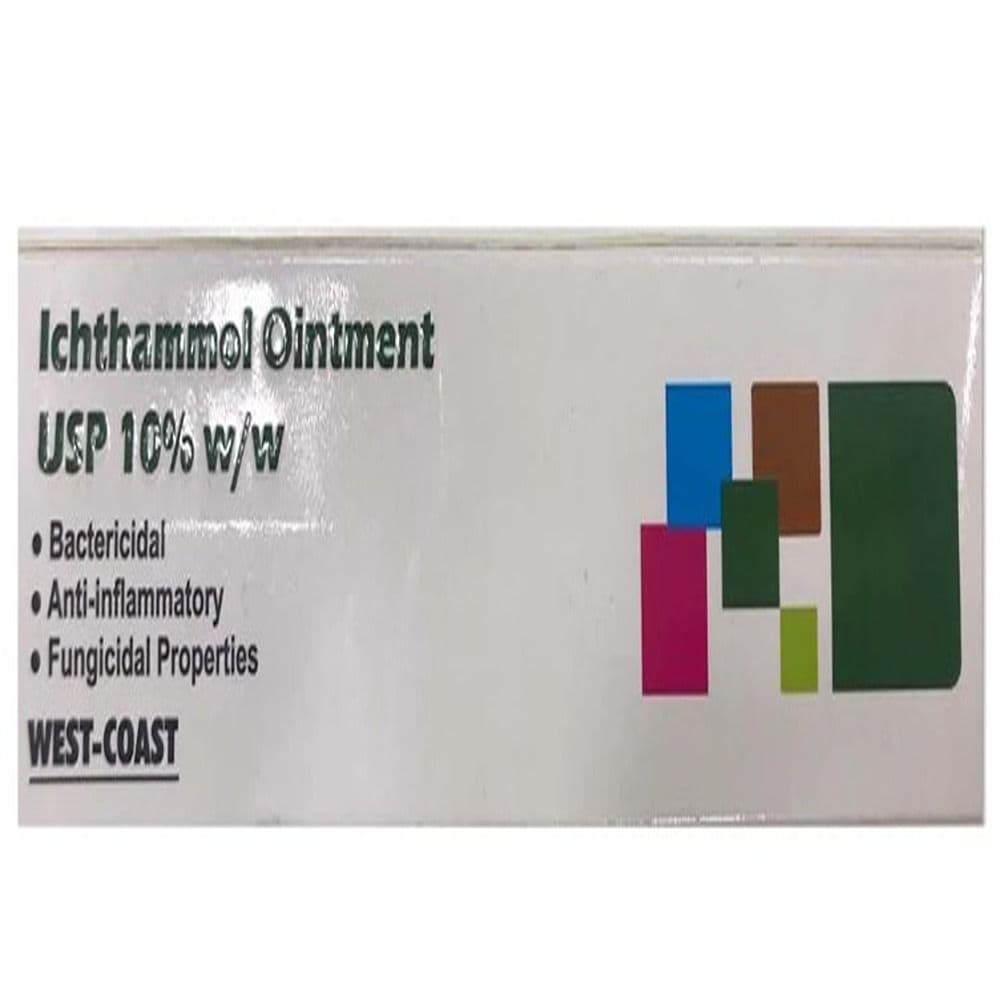 West Coast Ichthammol 10% Ointment 25gm