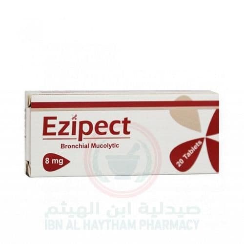 Ezipect 8Mg Tablets 20'S