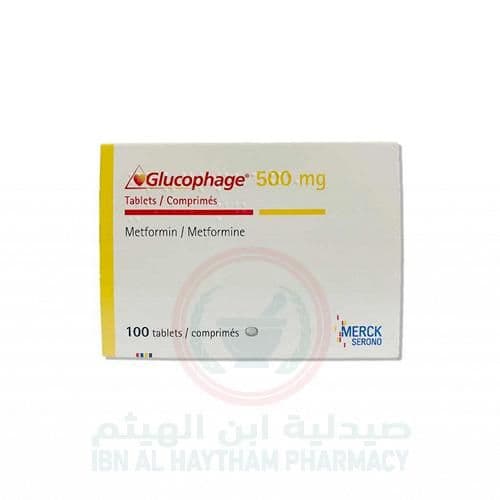 Glucophage 500Mg Tablets 100'S