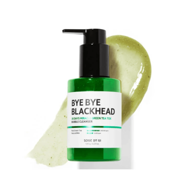 Some By Mi Bye-Bye-Blackhead-30-Days Miracle Green Tea Tox Bubble Cleanser 120G