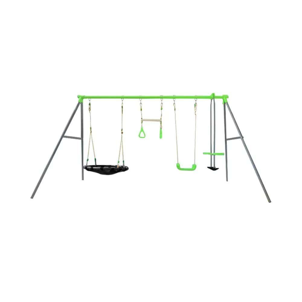 Dynamic Sports Desert Hedgehog Swing Set - 362cm x 189cm x 200cm