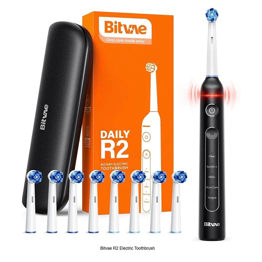 Bitvae R 2 Rotary Electric Tooth Brush (Black)