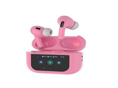 Porodo Blue Airpods Pro2 With Screen - Pink