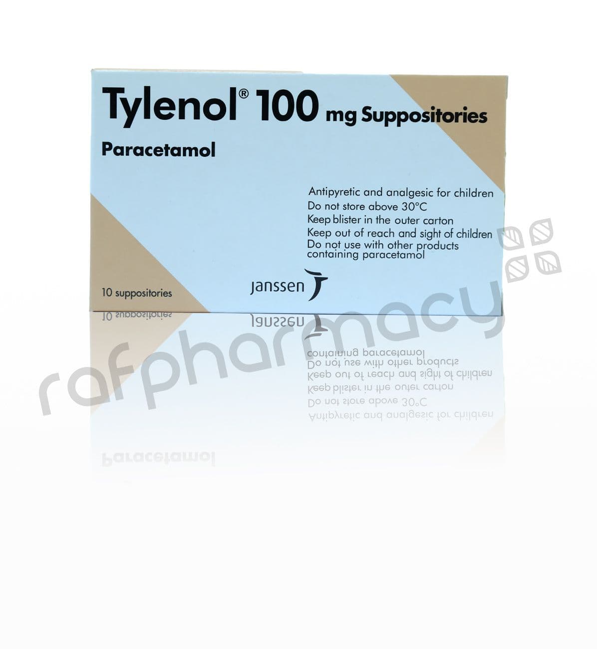 Tylenol 100 Supp 10'S