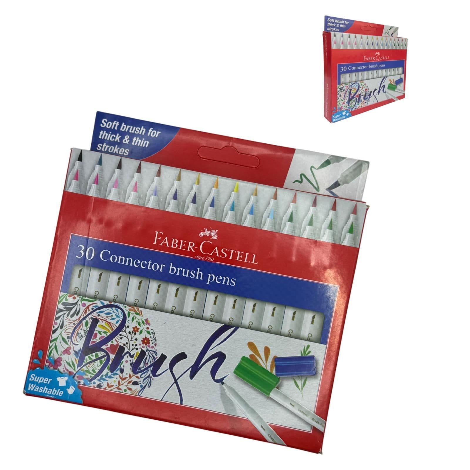 Faber-Castell Connector Brush Pen Set (30 Pens)
