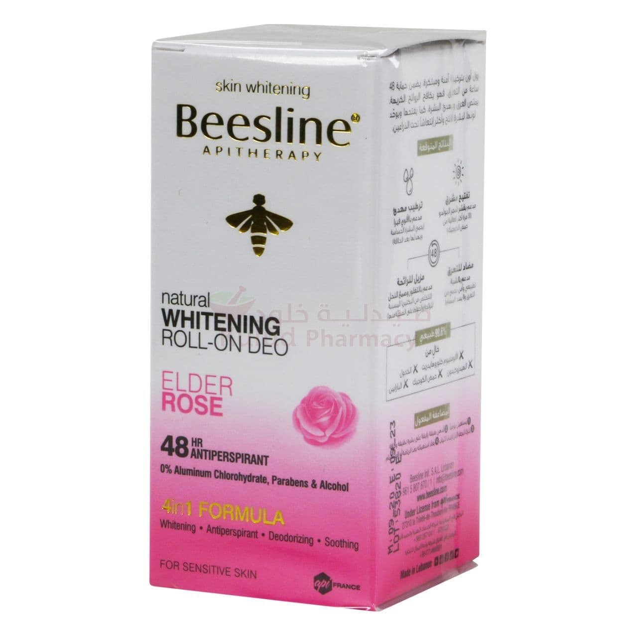 Beeslinewhitening Deodorant Elder Rose Deo Roll  50 ML