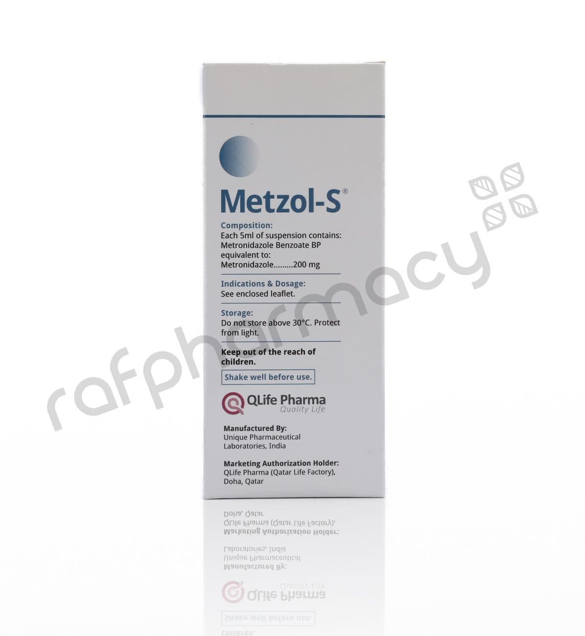 Metzol-S 200Mg/5Ml Suspension 100Ml