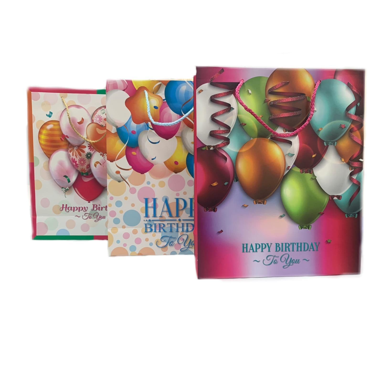 Gift Bag Happy Birthday Per Piece 1342-M