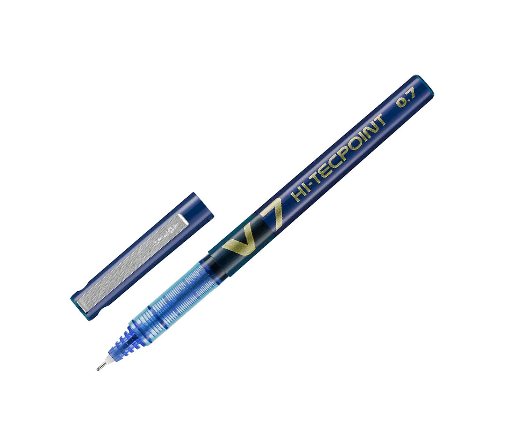 Pilot V7 Hi-Tec Point 0.7Mm قلم حبر أزرق