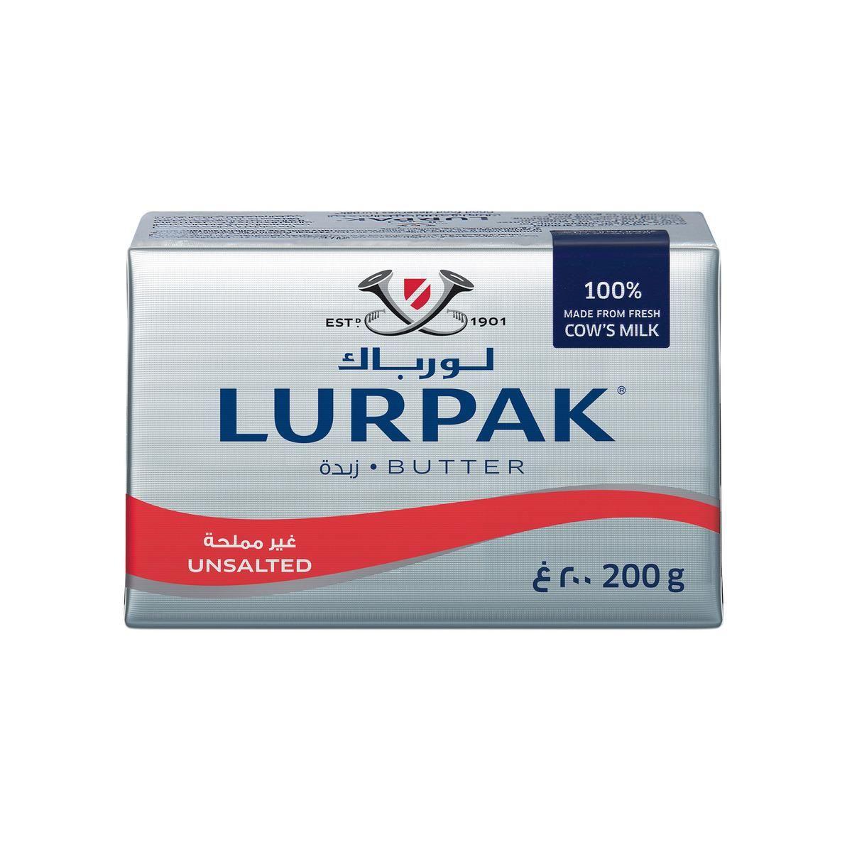 LURPAK BUTTER UNSALTED 200G