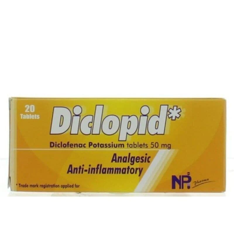 Diclopid 50Mg Tab 20'S