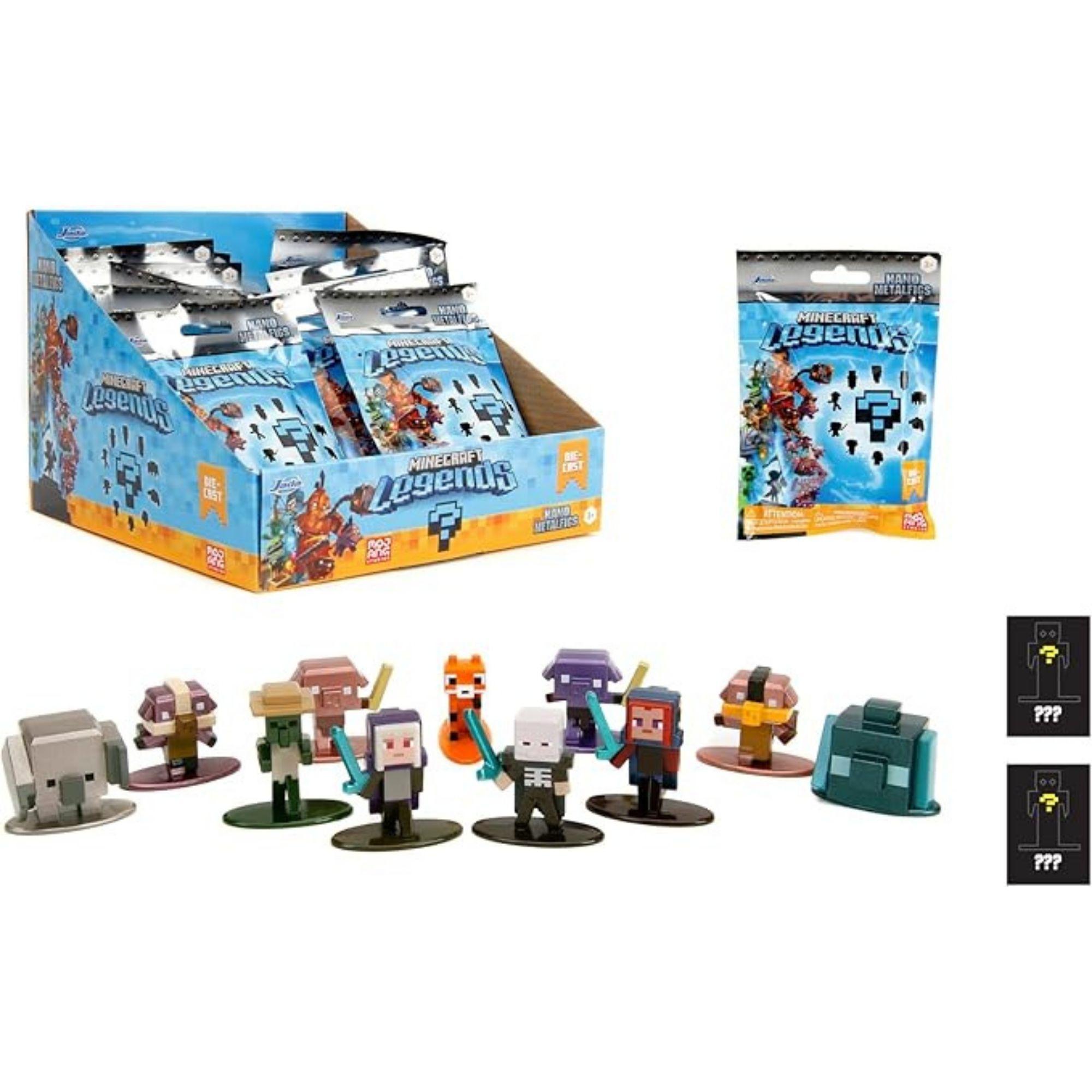 Jada Minecraft Legends Nano Collectible Metal Figure (4 Cm, Assorted)