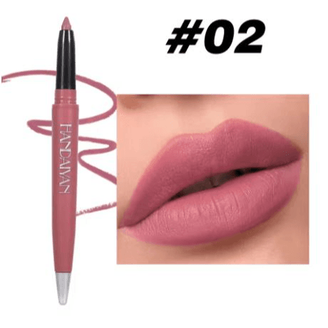 Matte Lip Crayon Velvet Lip Liner Waterproof Long Lasting Handaiyan 2