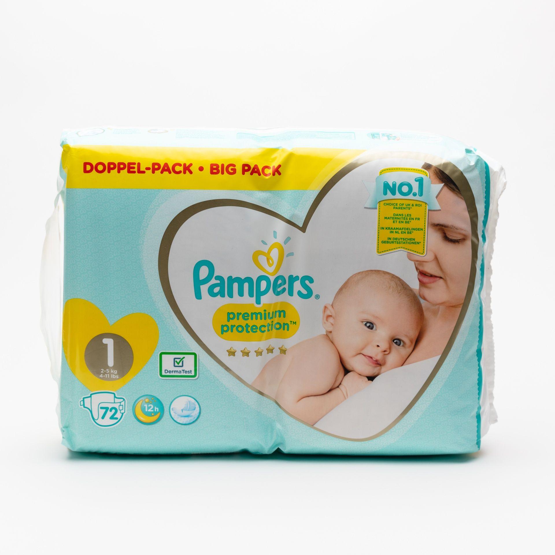 Pampers 1 Premium Care 72 Count