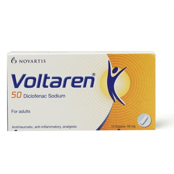 Voltaren50Mg For Adult 10 Suppositories
