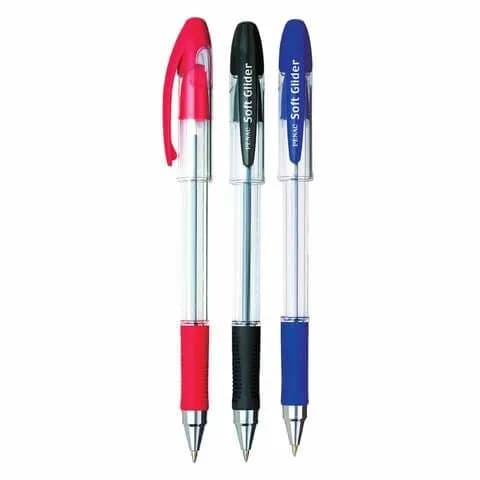 Penac Soft Glider Ballpen 0.7Mm 3 Mixed Colors Pack