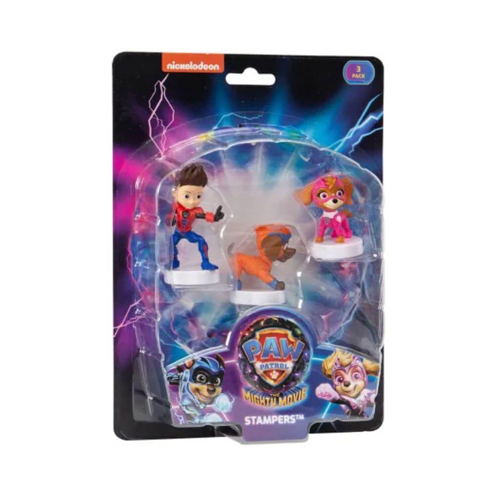 Paw Patrol: The Mighty Movie Figure Stampers (3 Pack, Assorted)