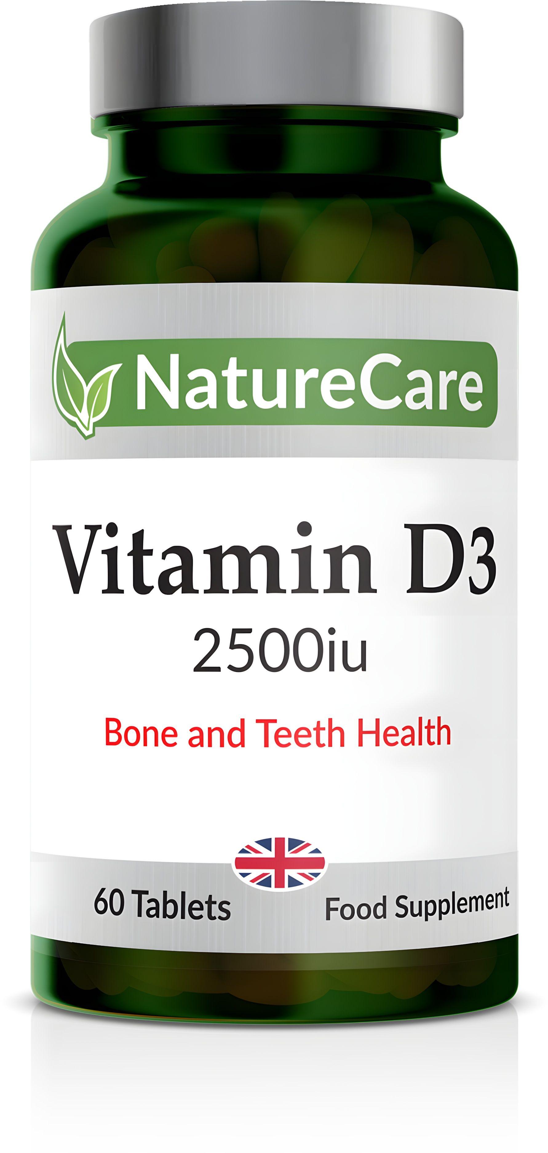 Nature Care Vit. D3 2500Iu 60'S