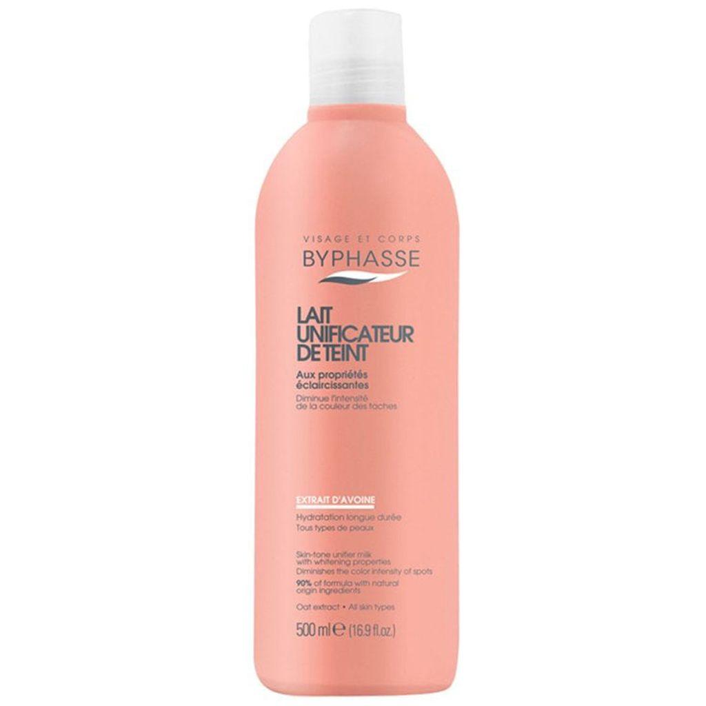 Byphasse Brightening Milk Whitening Effect Oat Extract Face And Body - 500 Ml