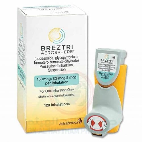 Breztri 160/7.2/5 Mcg 120 Dose