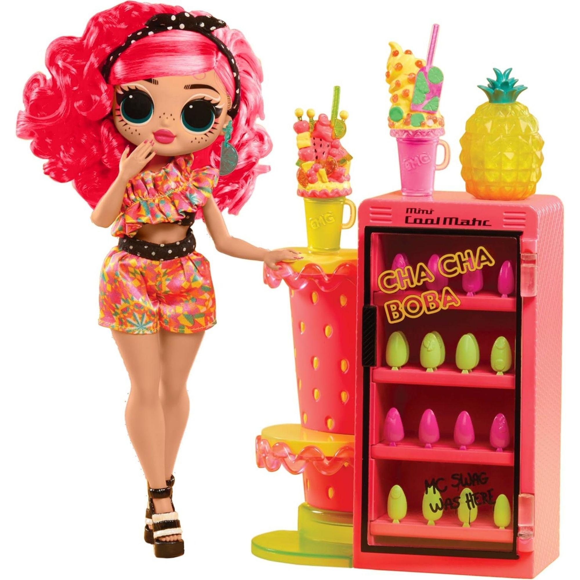 Lol Surprise Omg Sweet Nails Pinky Pops Fruit Shop Fashion Doll & Nails Playset