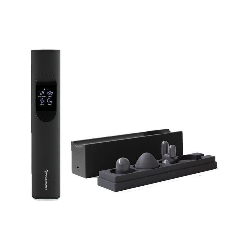 Powerology Four Speed Massage Gun Extension Handle Black