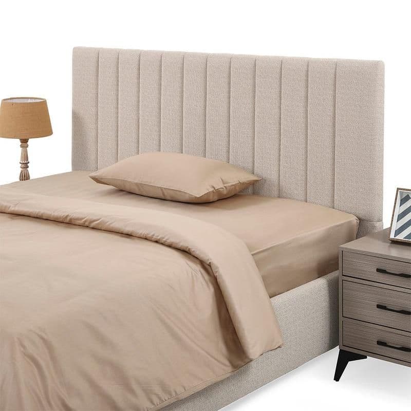 Serene Kids 2-Piece Single-Sized Fitted Sheet Set, Taupe - 90X200Cm