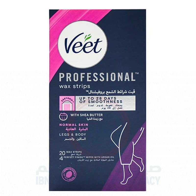 Veet Cold Wax Strips Normal Skin 20'S