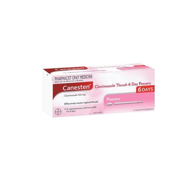 Canesten 100 Mg Vaginal Tab 6 S