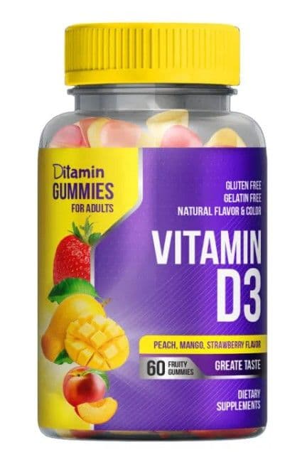 Ditamin Vitamin D3 Gummies For Adult 60's