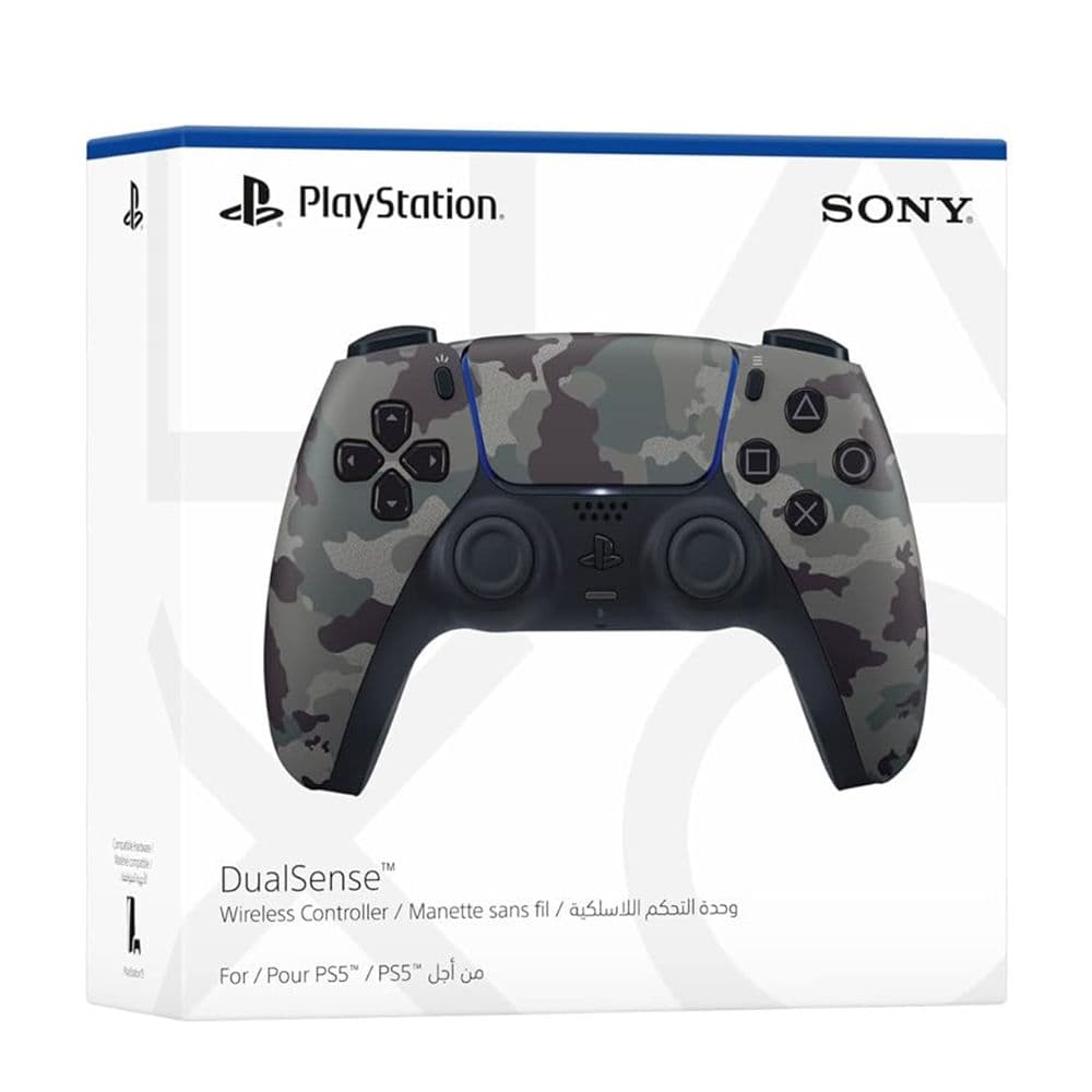 Dual Sense Wireless Controller Ps5 Gray Camouflage Color