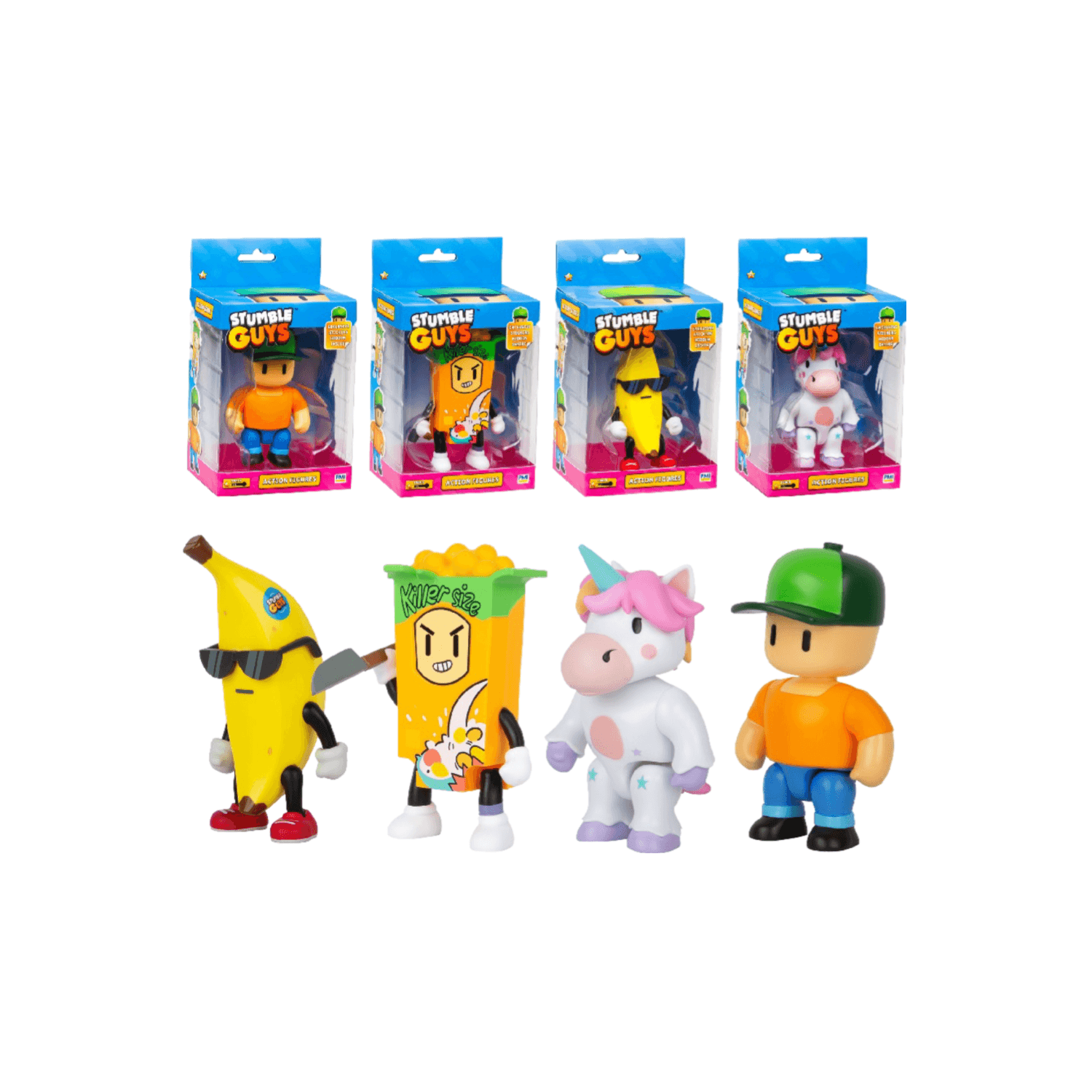 Stumble Guys Action Fig 4.5 1-Pk Assorted