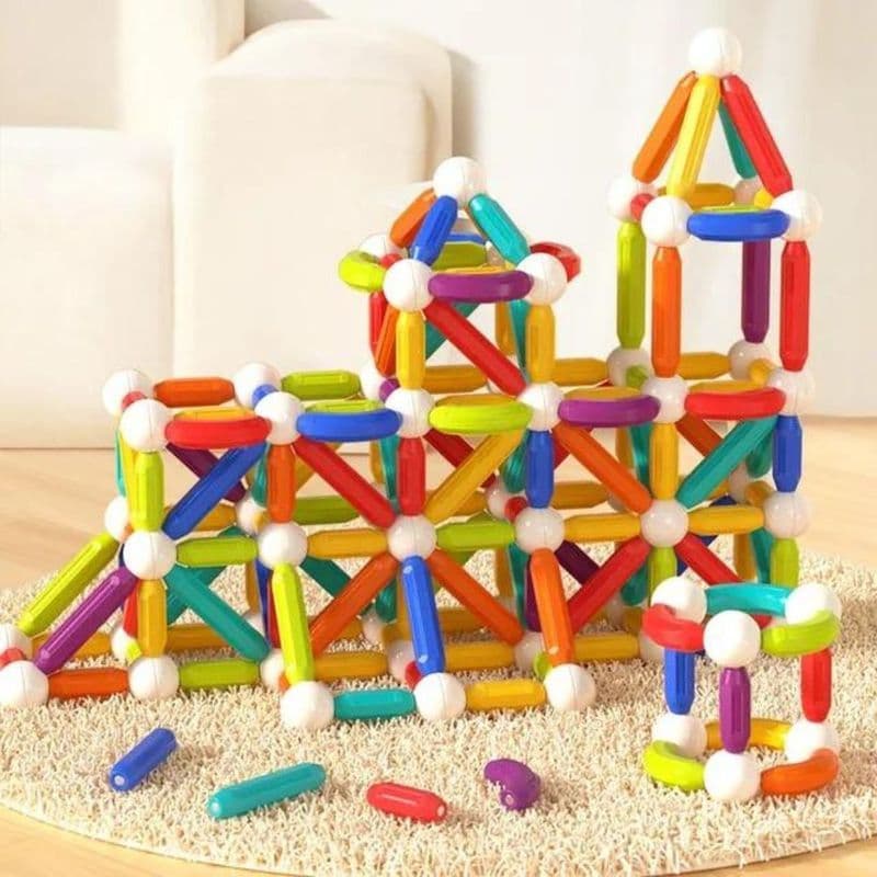 Mideer Rainbow Magnetic Sticks 60Pcs
