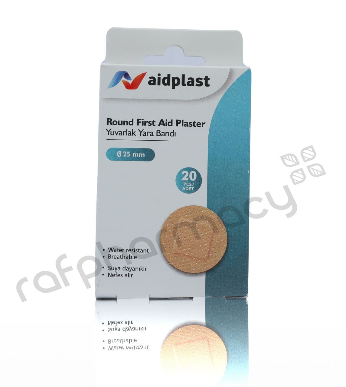 Aidplast Round First Aid Plaster (20's) (#V860, #20878)